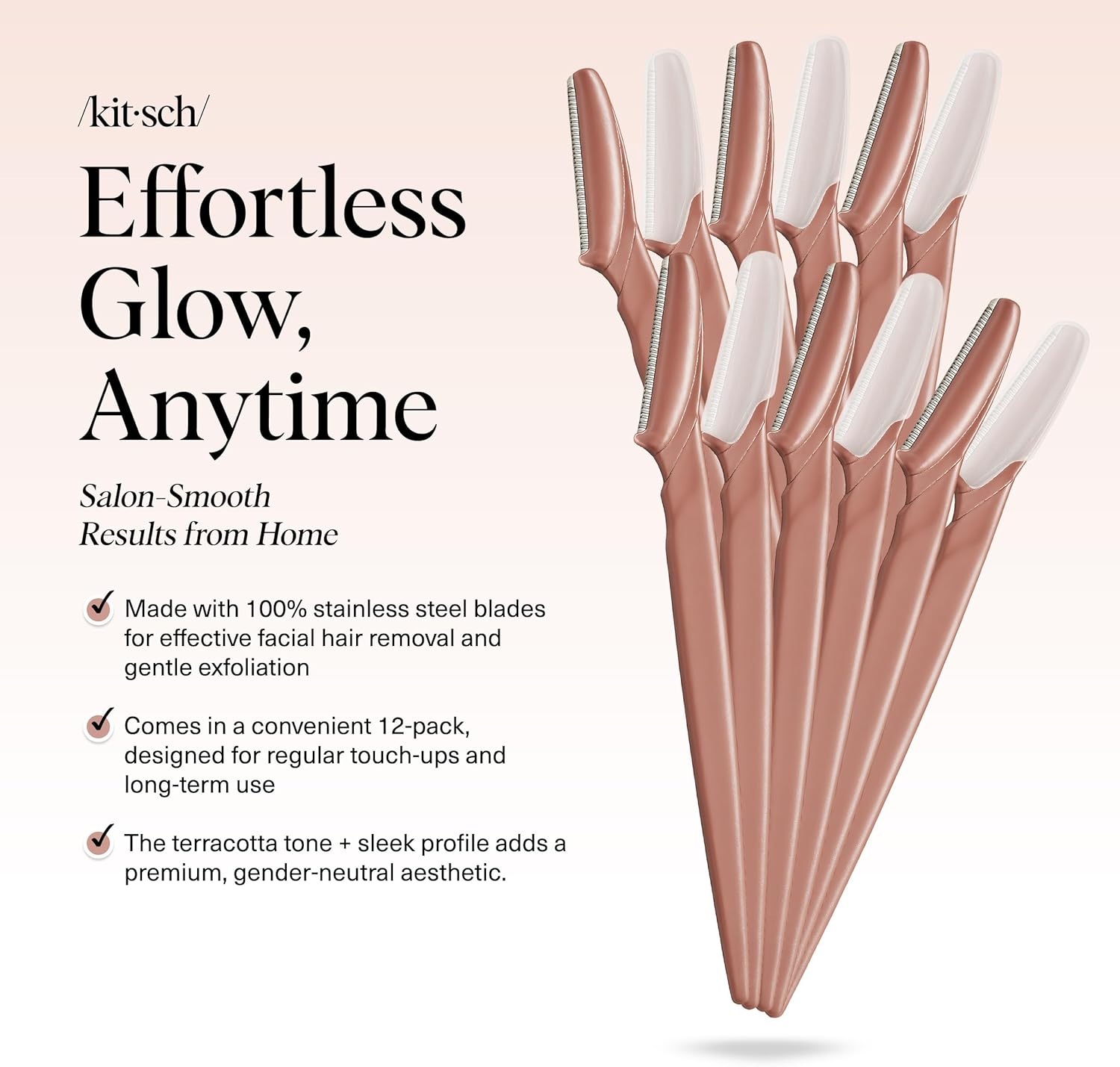Smooth Glow Facial Razors