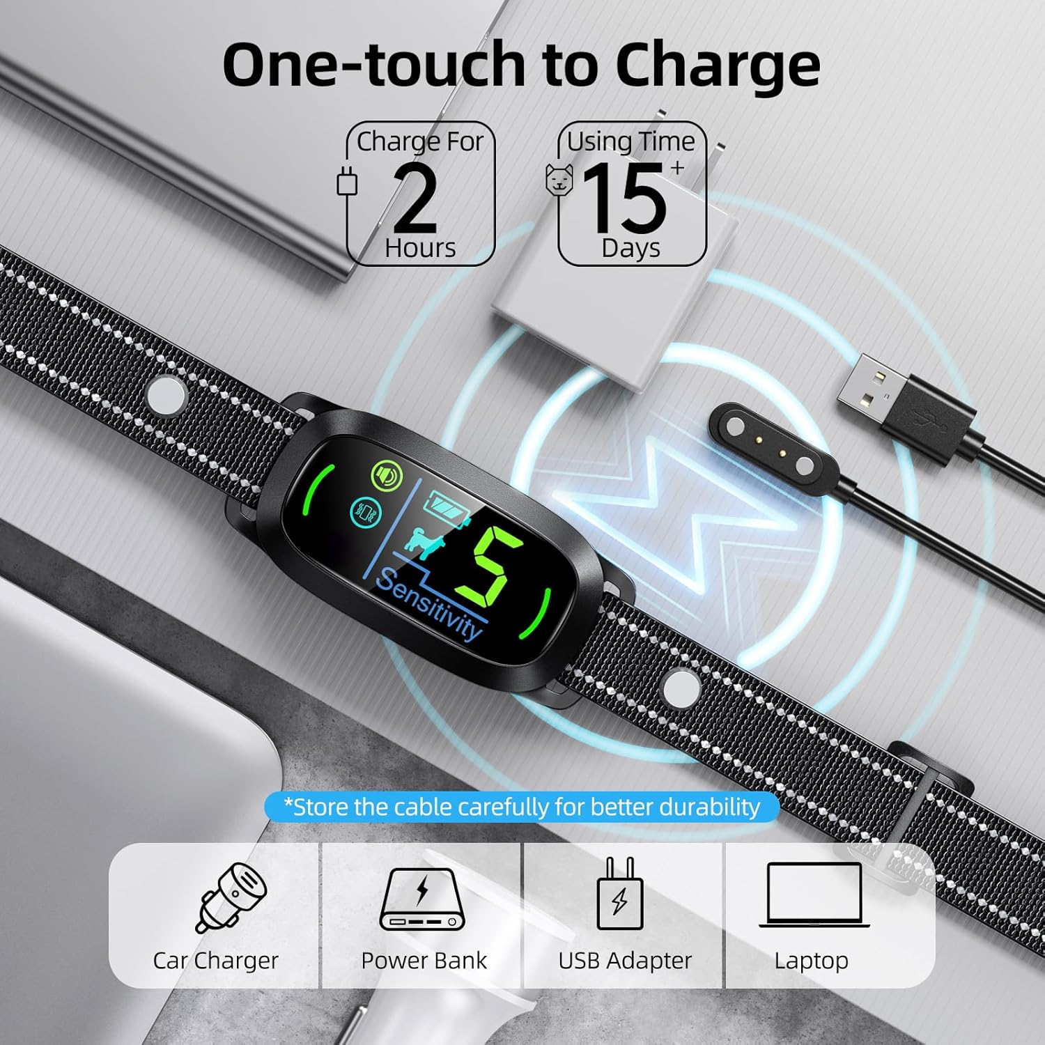 Smart No-Bark Dog Collar
