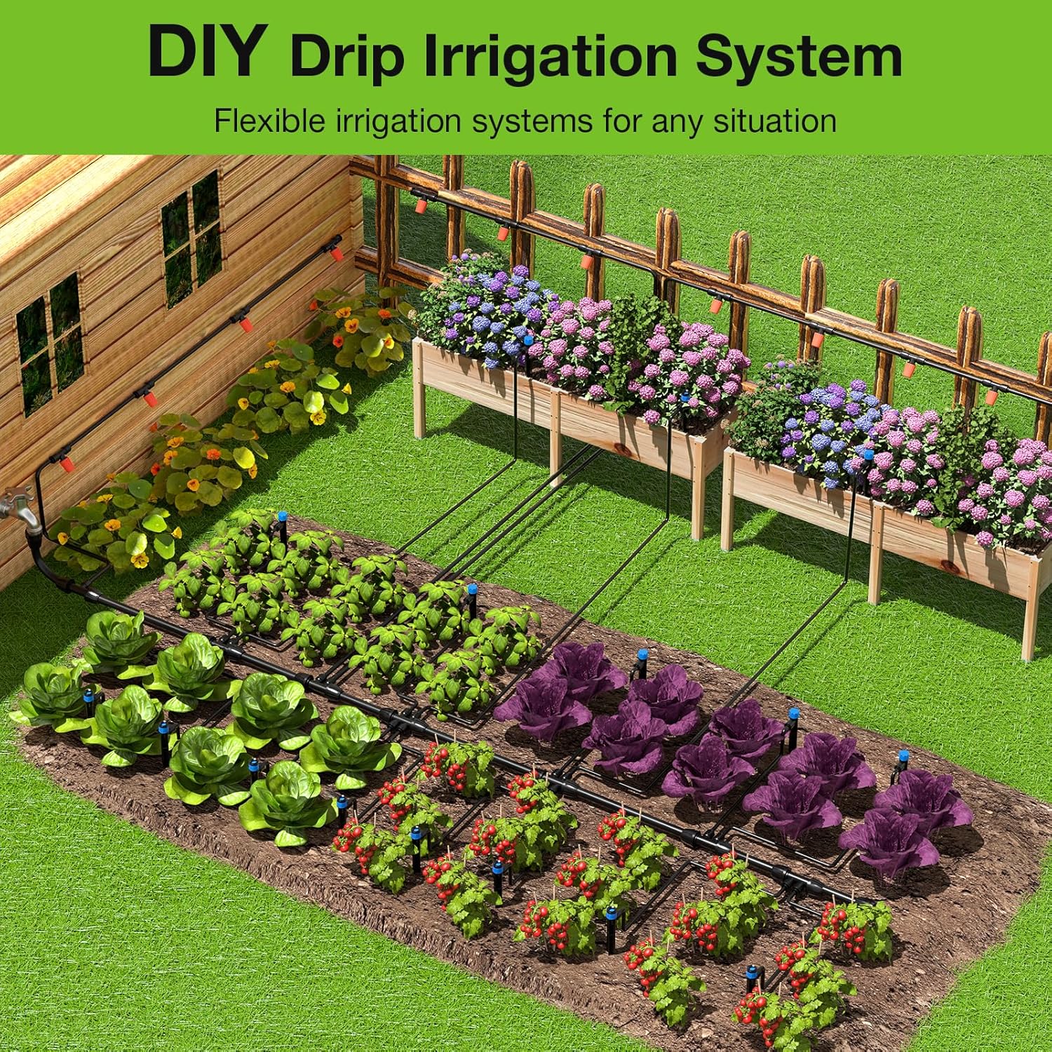 Greenhouse Plant Watering Magic