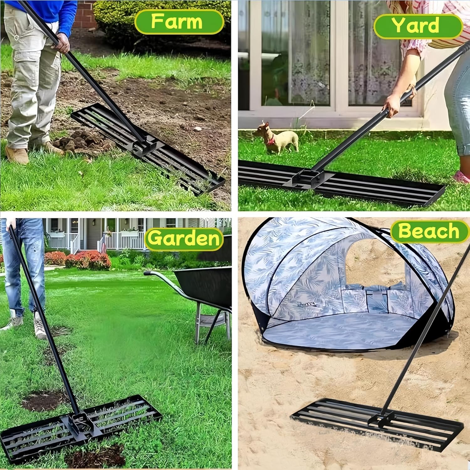 Ultimate Lawn Level Pro Rake