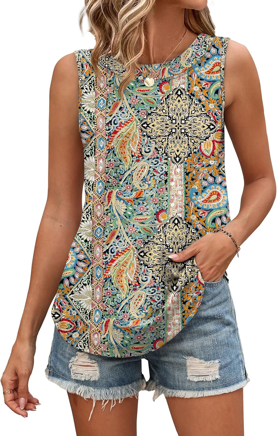 Chic Summer Sleeveless Tops