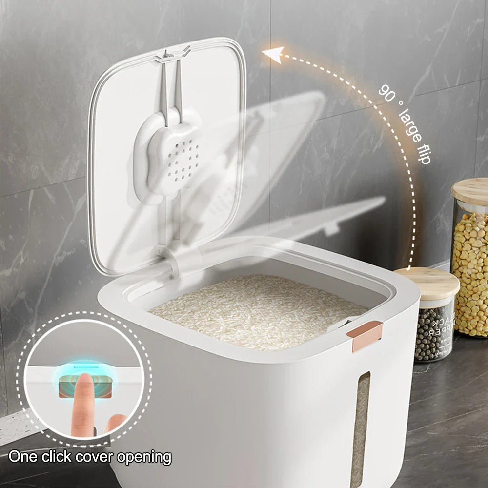 Secure Freshness Rice Keeper
