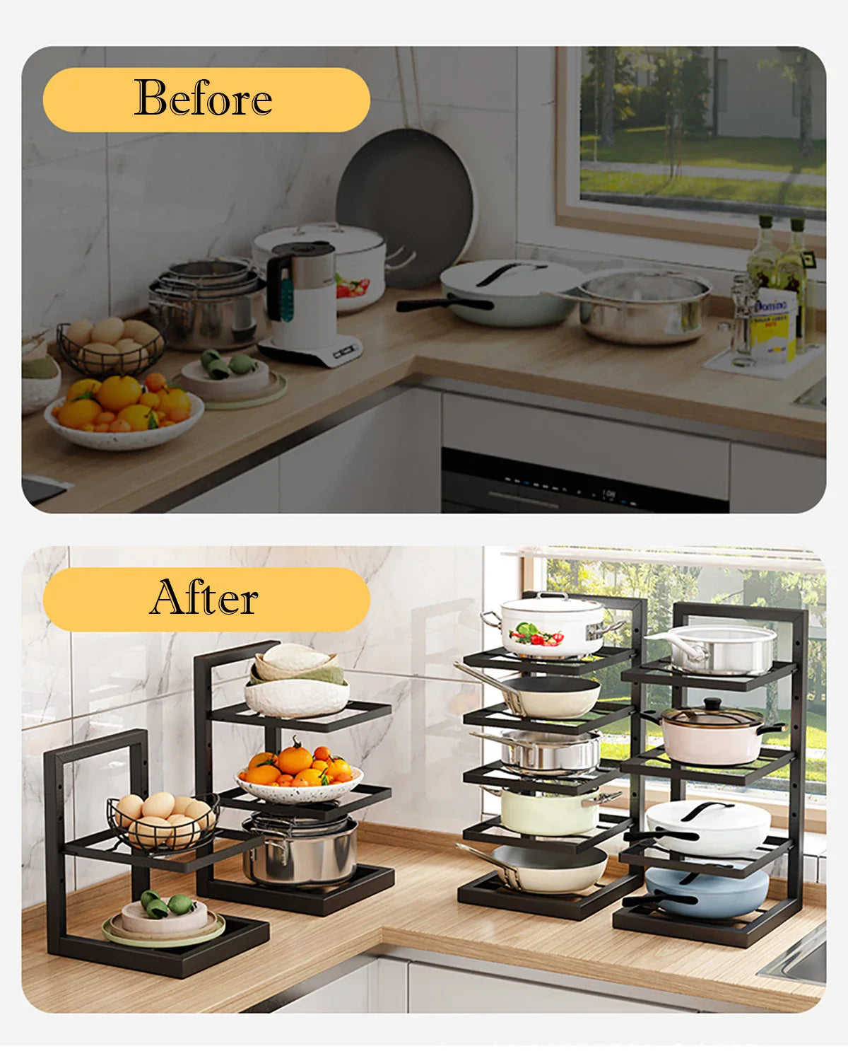 Smart Kitchen Pot Organizer