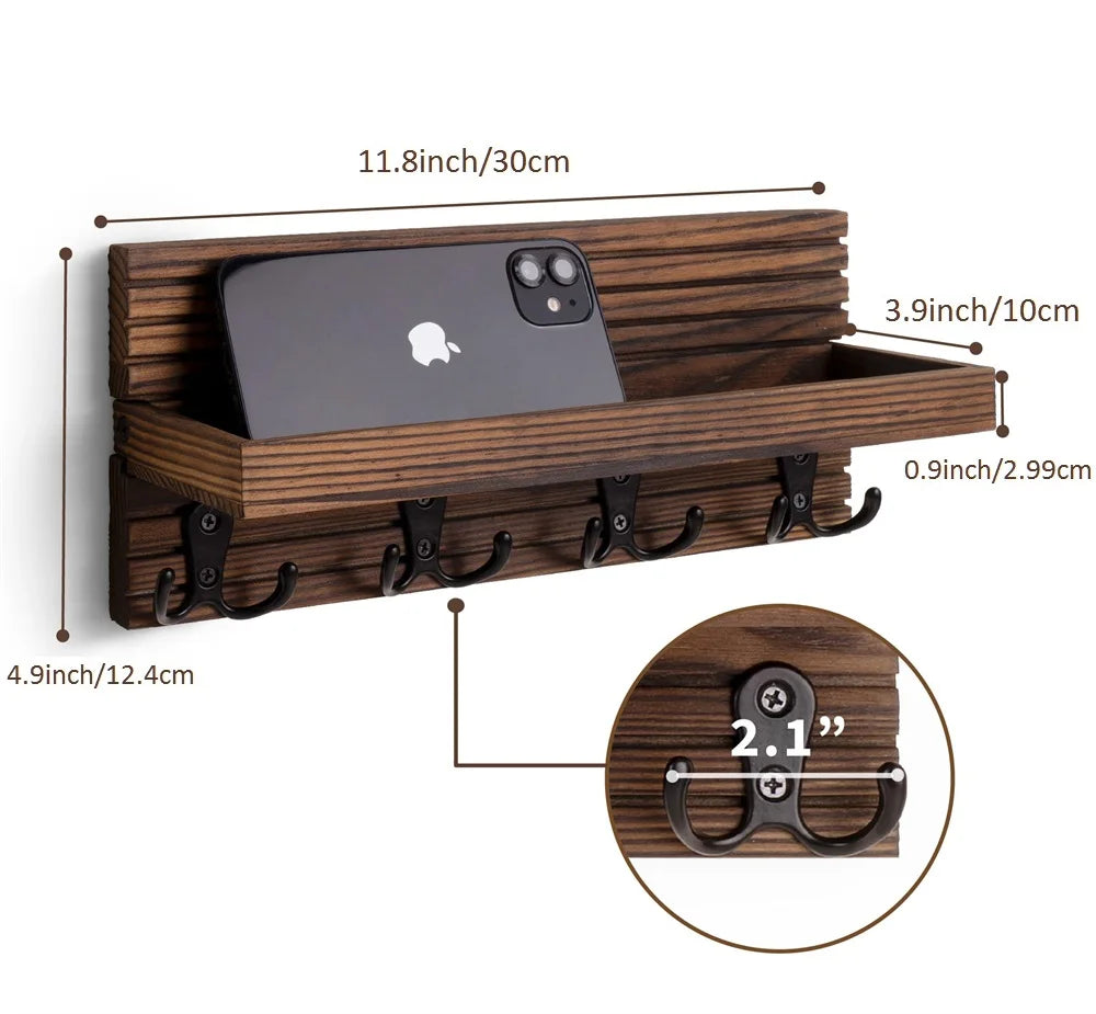 Rustic Entryway Key Organizer
