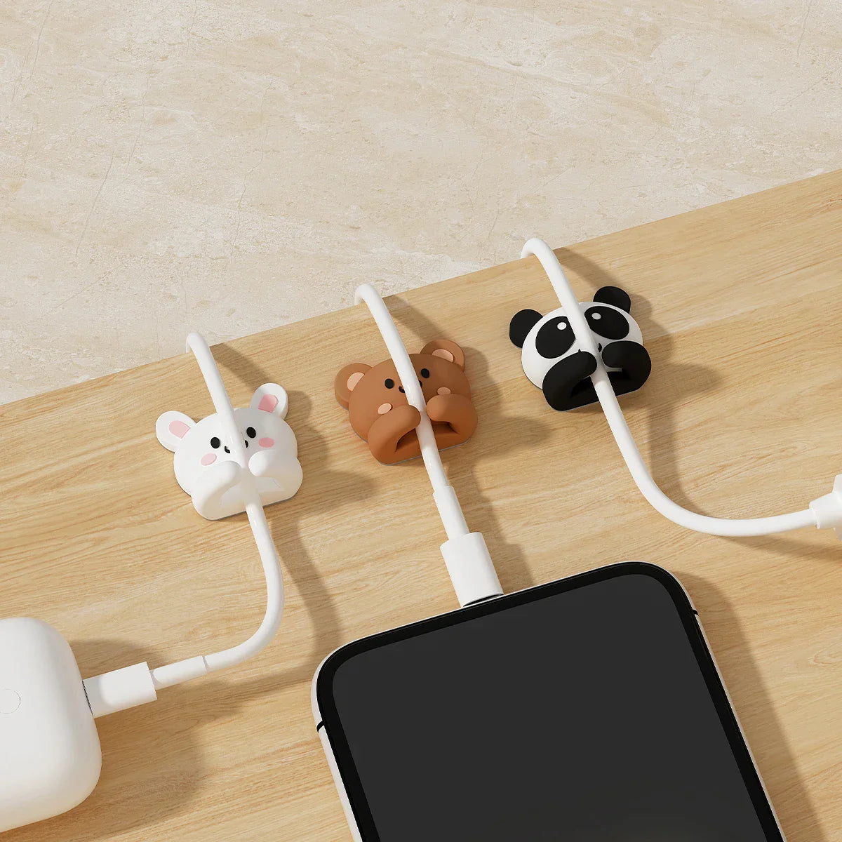 Cute Cartoon Cable Clips