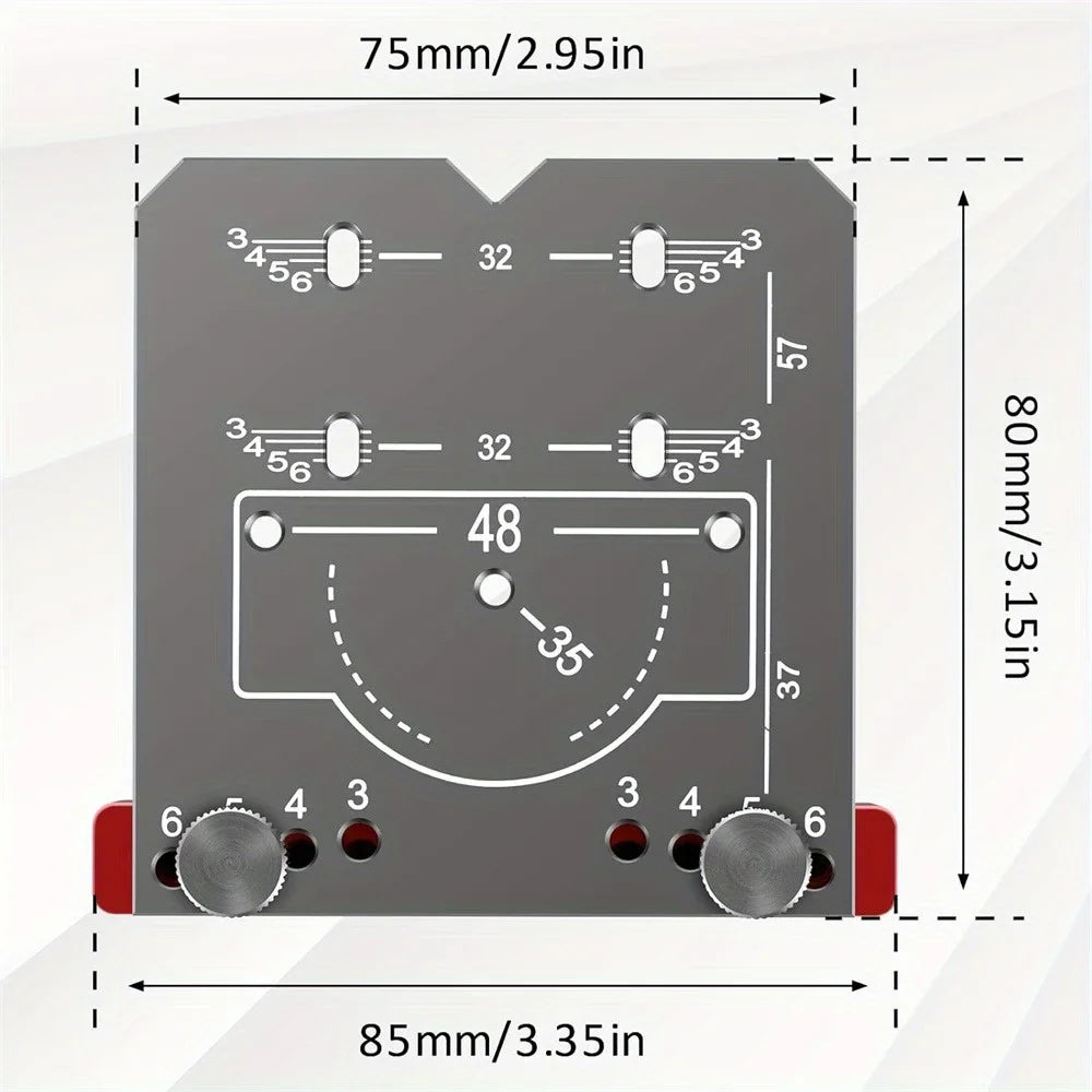 Easy Hinge Drilling Guide