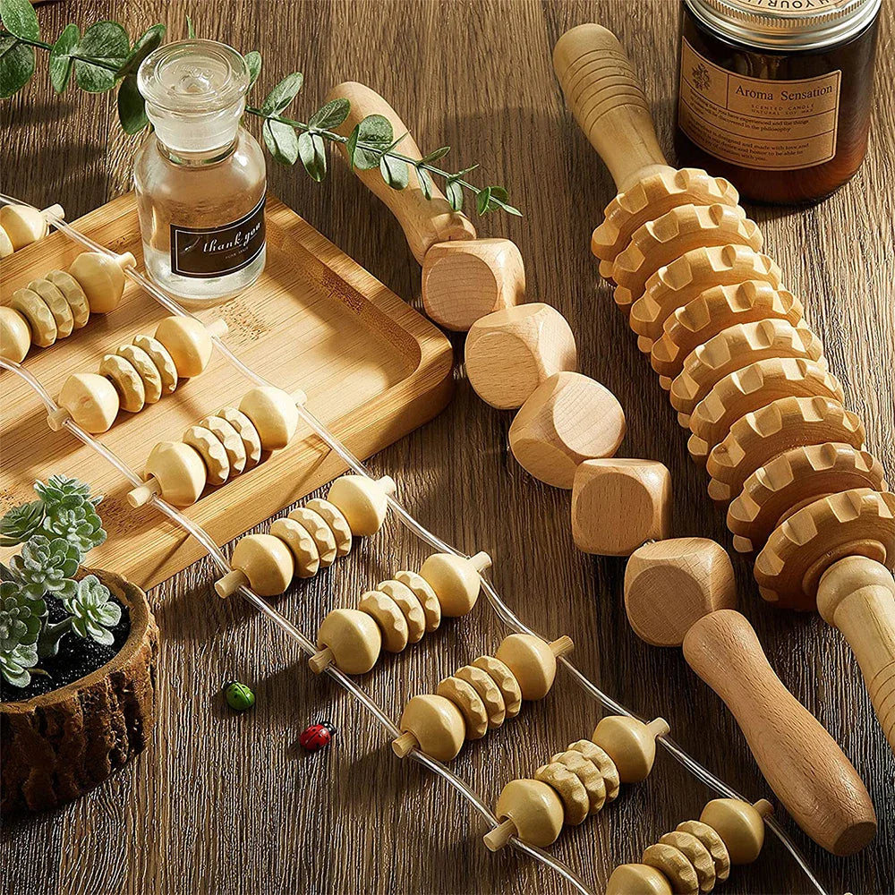 Wooden Relaxation Roller
