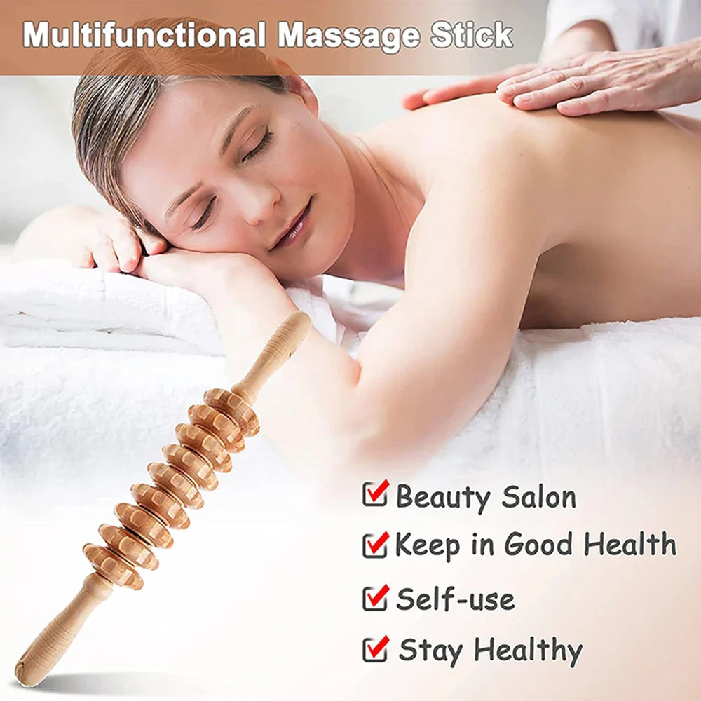 Wooden Relaxation Roller