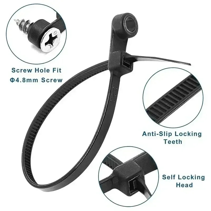 Mighty Nylon Cable Ties Organizer