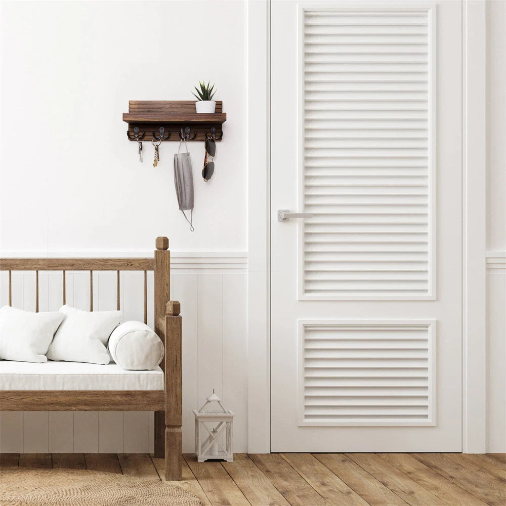 Rustic Entryway Key Organizer