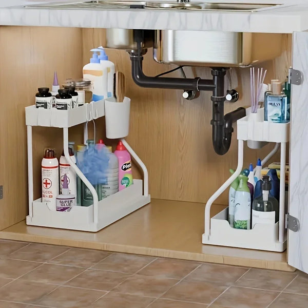 Smart Pull-Out Shelf Organizer